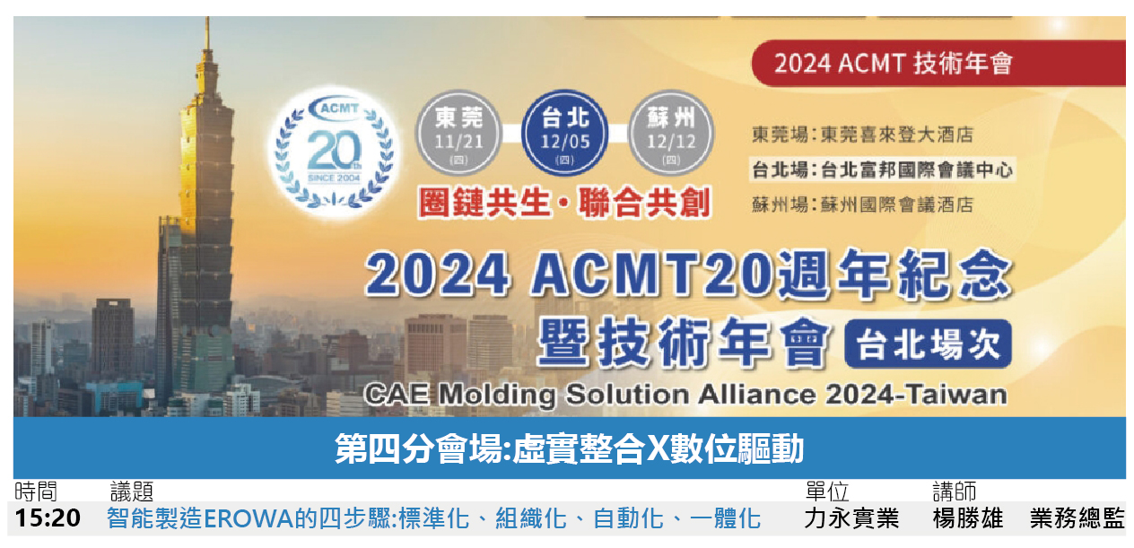 2024 ACMT 20週年紀念暨技術年會（台北場次）